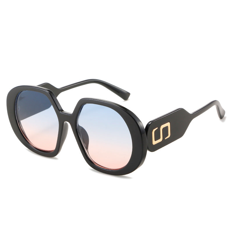 Damen oversized Sonnenbrille mit markantem Rahmen und UV-Schutz Brehn