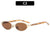 Schicke Schlanke Ovale Rahmen Sonnenbrille