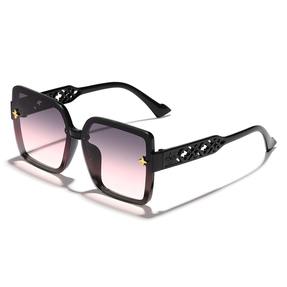 Damen modische Sonnenbrille mit filigranem Rahmen und graduierenden Gläsern Brehn