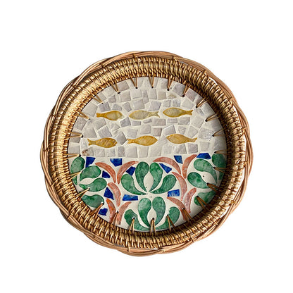 Dekorativer Mosaik Servierteller Brehn