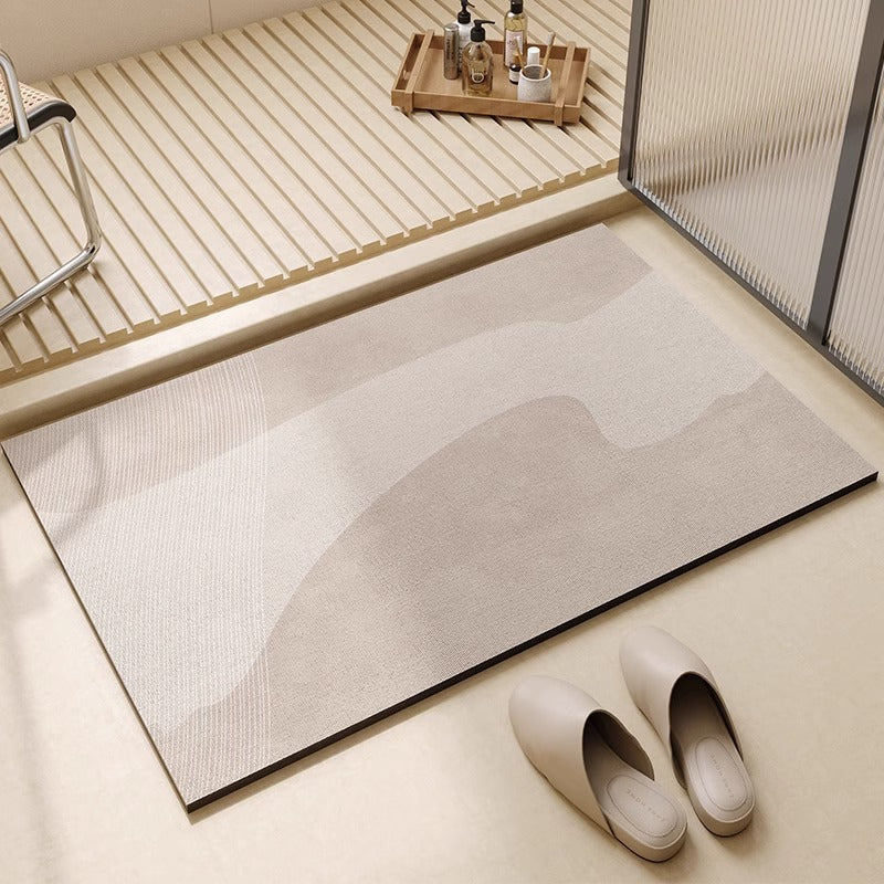 Geometrisches Design Badteppich Brehn