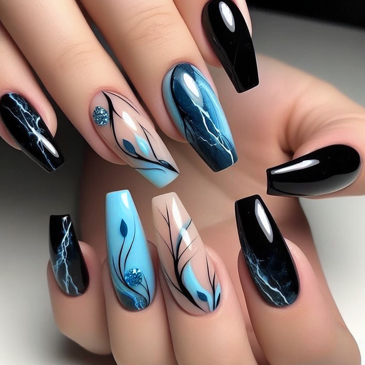 Künstlerische Acryl-Nagelkunstverlängerungen Brehn 1789713426