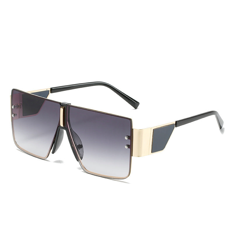 Damen trendige oversized Sonnenbrille mit futuristischem Design Brehn