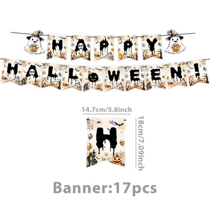 Papierservietten-Set mit Halloween-Motiven und detailreichem Druck für Partydekoration