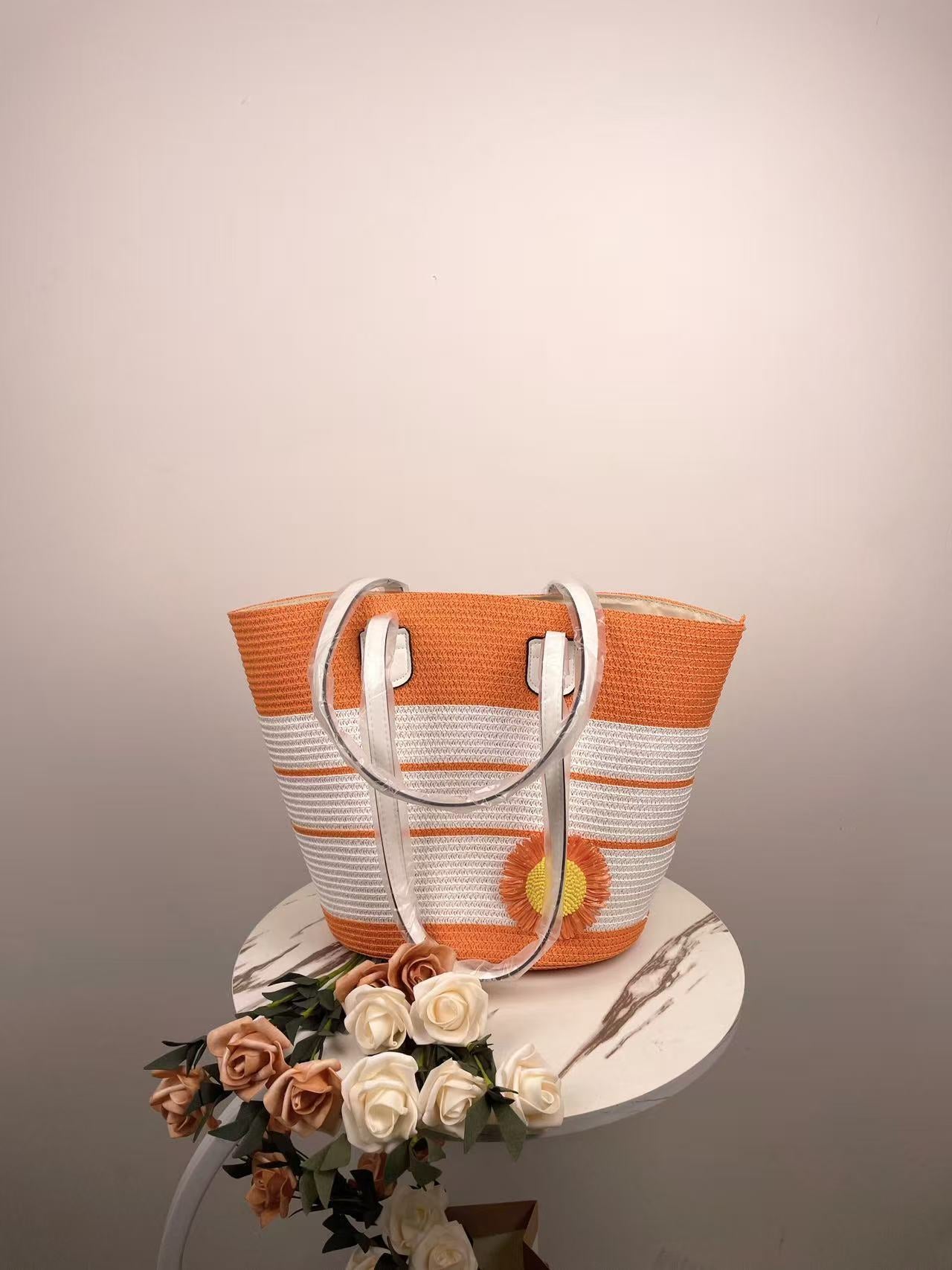 Elegante Strandtasche mit Zugehörigem Sonnenhut Brehn