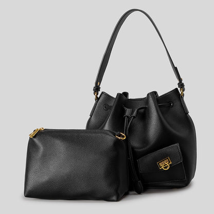 Leder Eimer Tasche