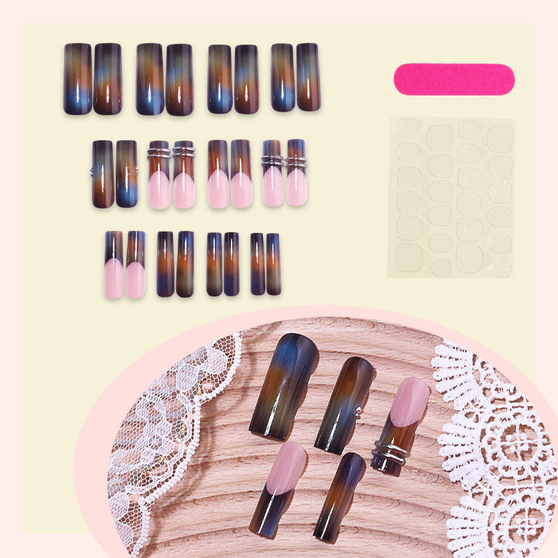 Ombre Press-On Nails Set Brehn