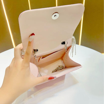 Kristall-verzierte Glam Clutch