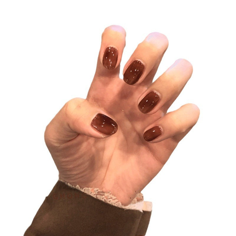 Festliche Nagelkunst Press-Ons Brehn