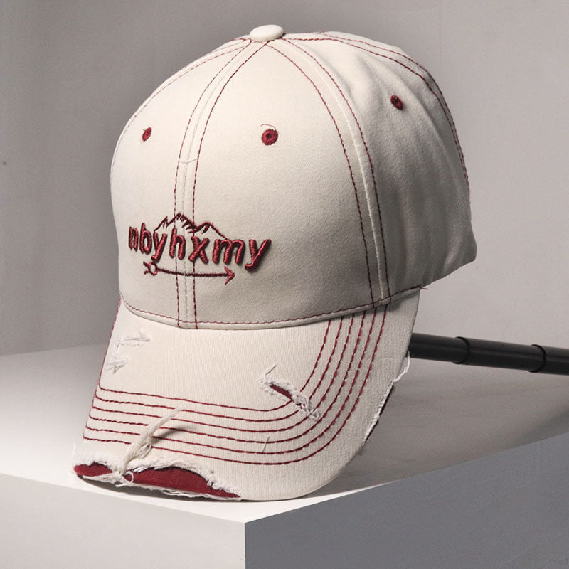 Herren Vintage Verwaschenes Denim Baseball Cap Brehn