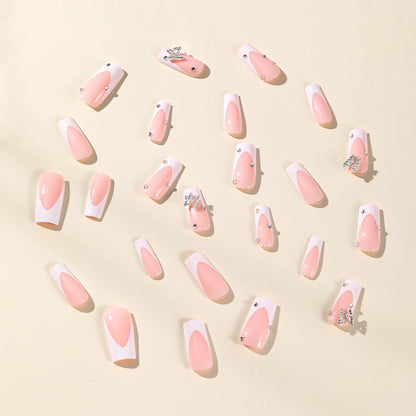 Elegante Stiletto Acryl Nagelkunst Verlängerungen Brehn