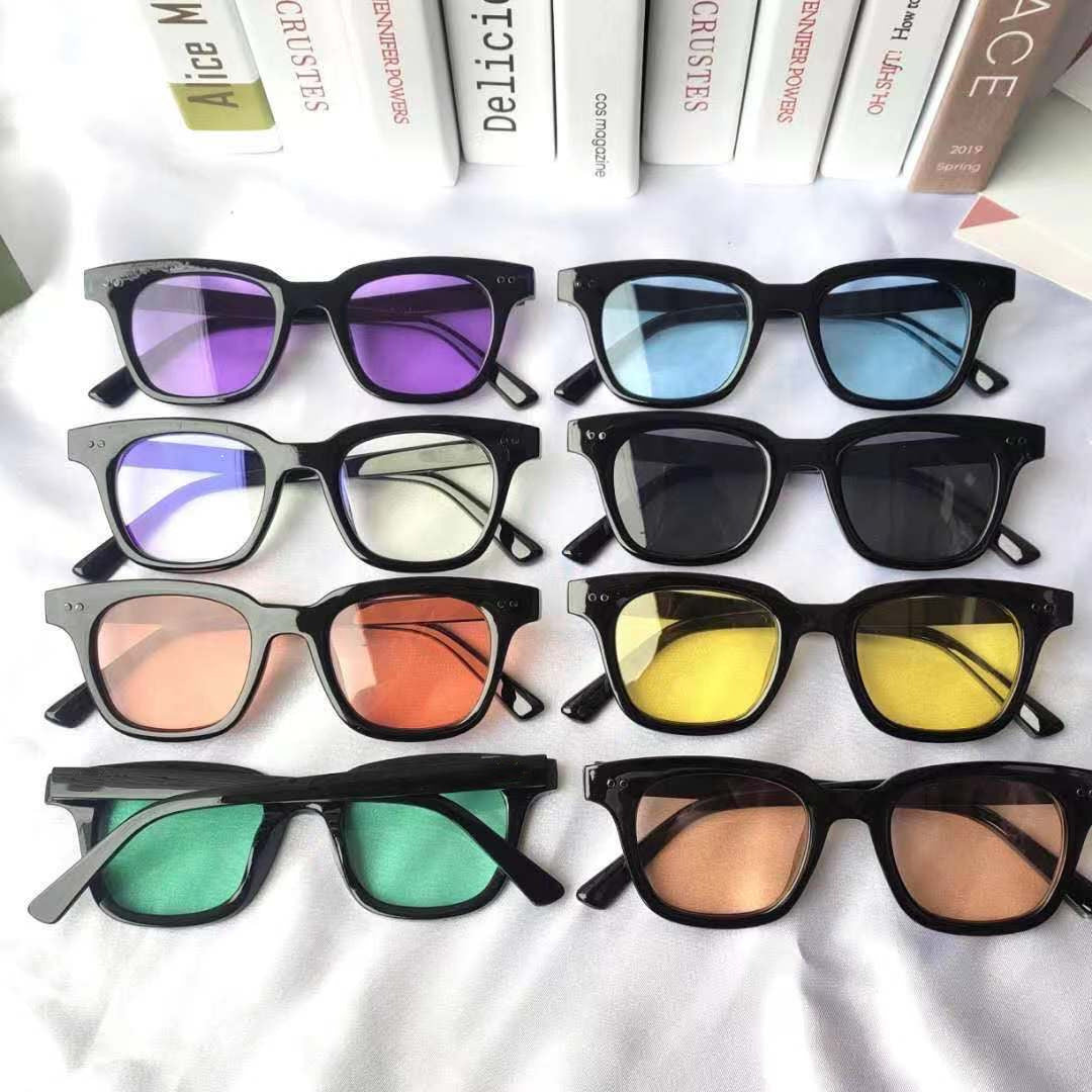 Damen modische Retro-Sonnenbrille mit robustem Kunststoffrahmen Brehn