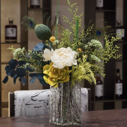 Getrockenes Blumenstrauß Arrangement