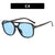 Damen stilvolle Sonnenbrille im modernen Rechteckdesign Brehn