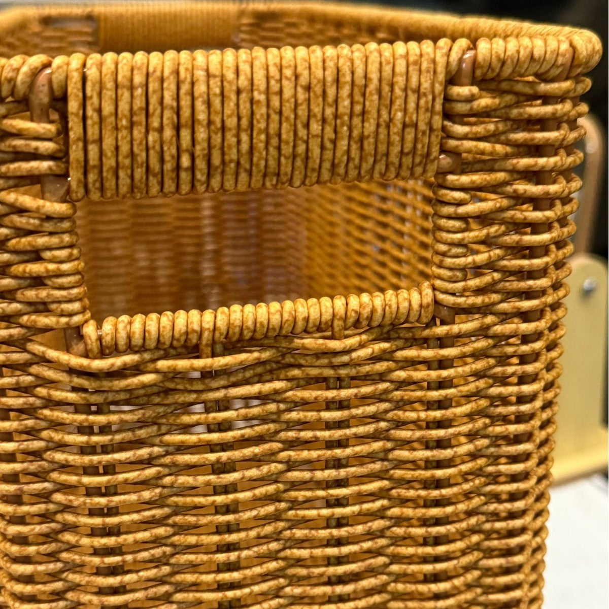 Damen Rechteckiger Rattan Aufbewahrungskorb mit Fächern Brehn