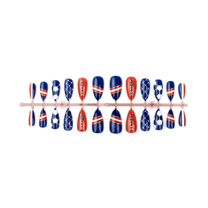 Sport-Themen Press-On Nail Art Set