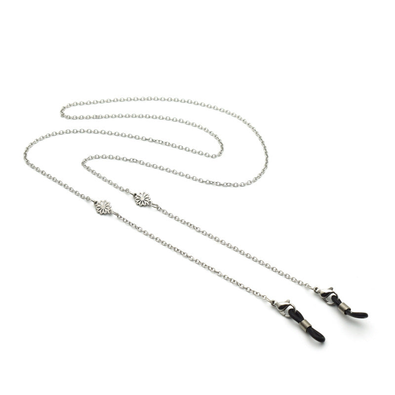 Stylischer geometrischer Ketten-Brillenhalter Brehn