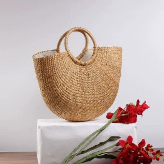Damen Handgeflochtene Shoppingtasche Brehn
