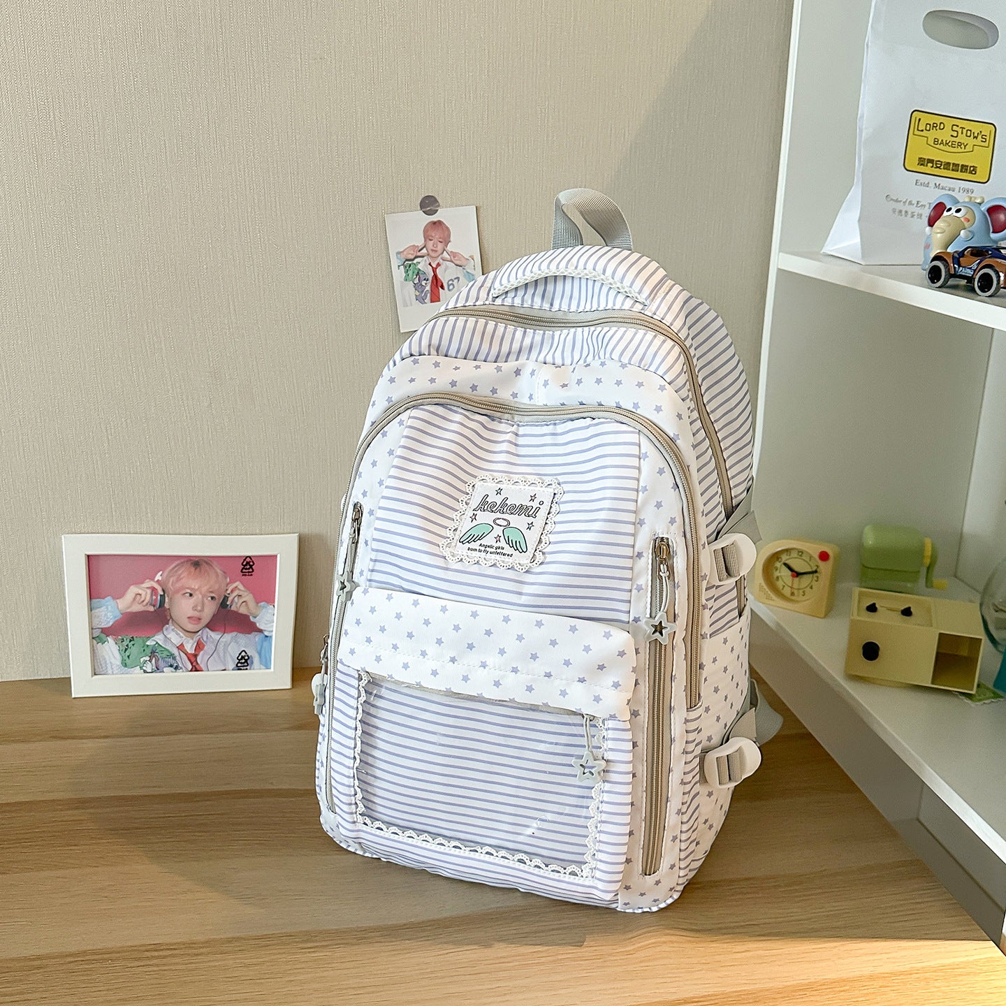 Stylische Mehrfach-Taschen-Schul-Rucksack
