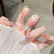 Dekoratives Glitzerndes Press-On Nagelkunstset Brehn