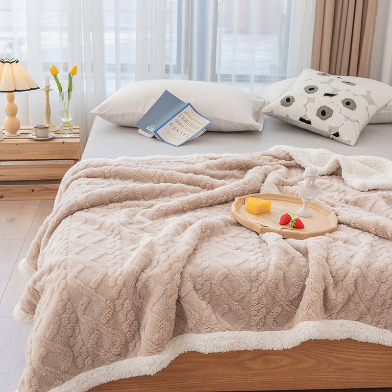 Gemütliche dekorative Wurfdecke