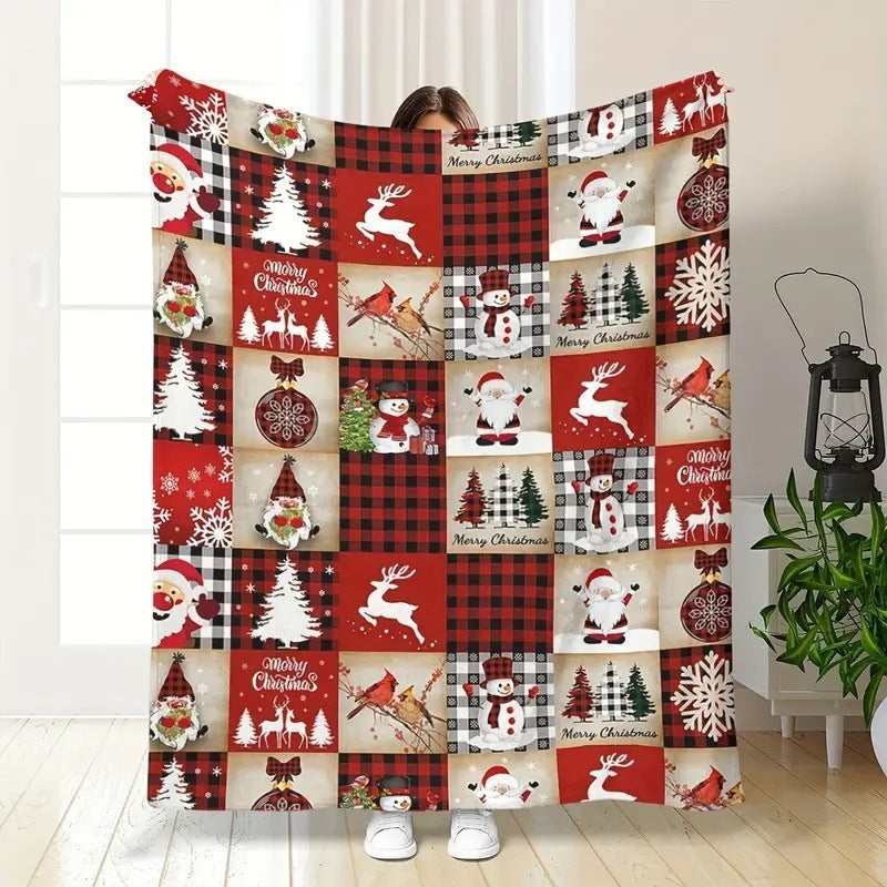 Urlaubsbedingte Fleece-Wurfdecke