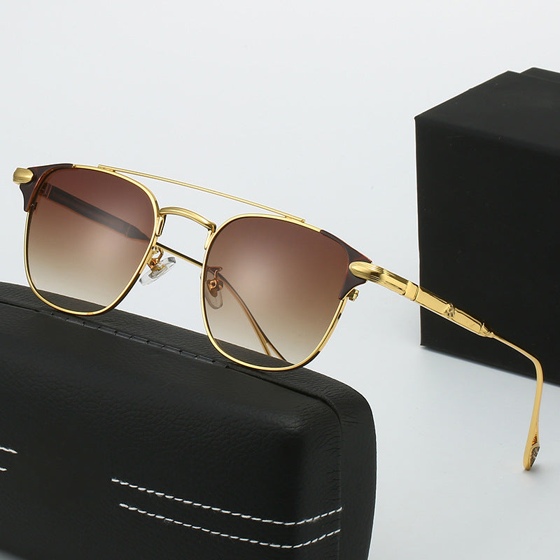 Damen modische Halbrahmen Brille Brehn