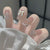 Exquisites, mit Strass verziertes Aufklebedesign-Nagelset Brehn