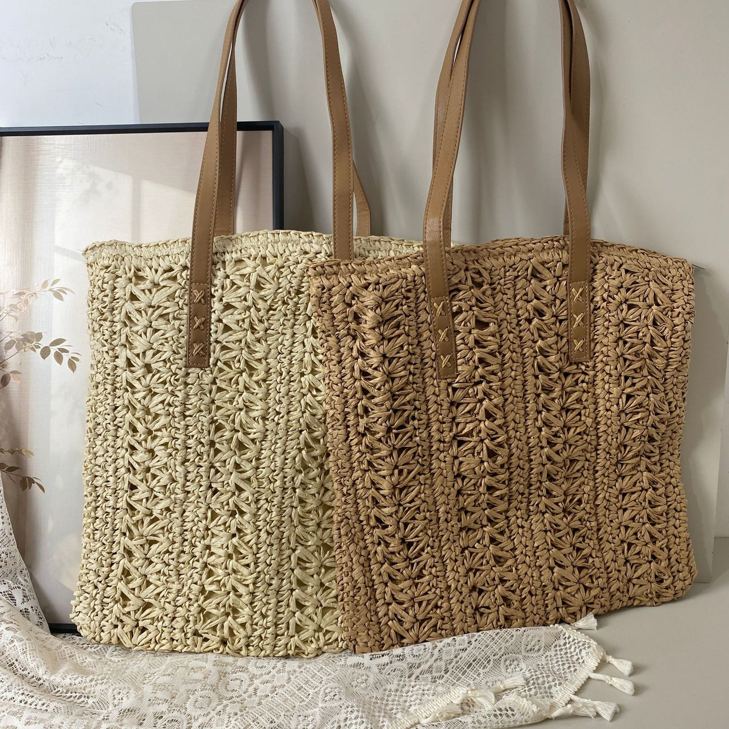 Handgeknüpfte Strandtasche Brehn