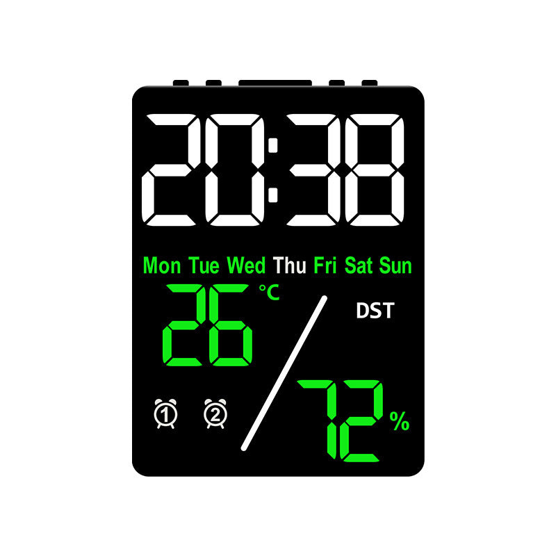 Digitaler Wecker mit Hygrometer und Temperaturanzeige Brehn