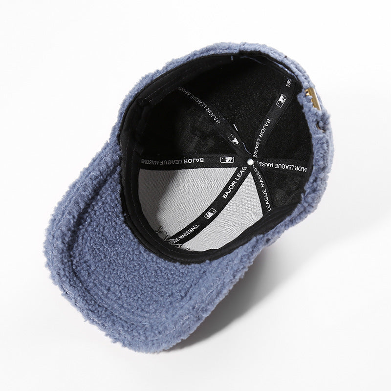 Frauen Fluffy Sherpa Baseball Cap Brehn