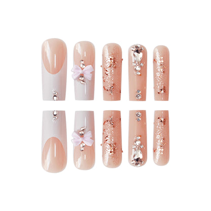 Elegante 3D Nagelkunst Verlängerungen Brehn
