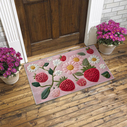 Künstlerisches Florales Design Fußmatte