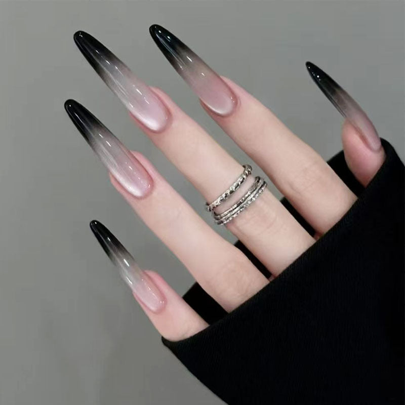 Künstlerische Lange Stiletto-Nagelverzierungen Brehn
