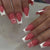 Dekoratives Press-On-Nagelset mit Herzakzenten Brehn