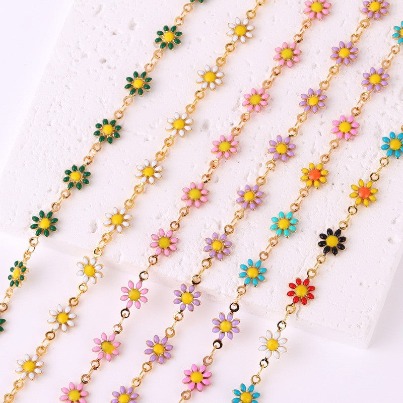 Floral Daisy Chain Halskette Brehn