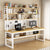 Multifunktionaler Arbeitsbereich mit Regal Brehn