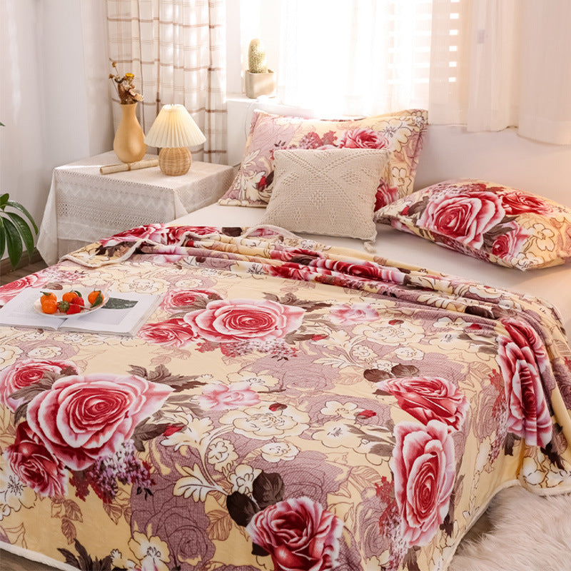 Damen Fleece-Decke Brehn