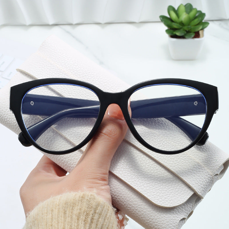 Damen Cat-Eye Sonnenbrille mit luxuriösem Leopardenmuster und charmanten Details Brehn