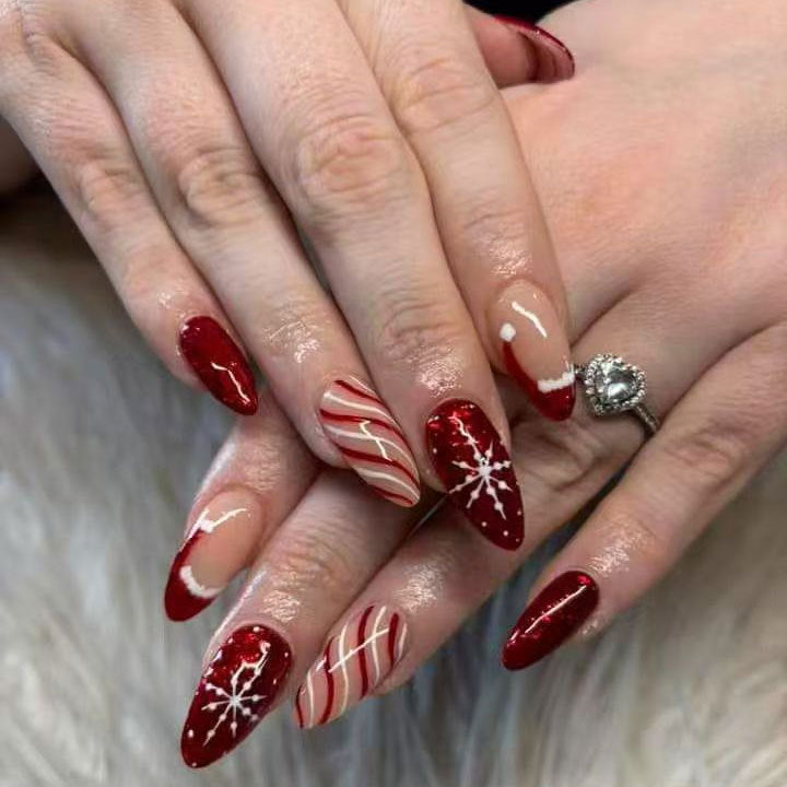 Festliches Acryl-Nagelkunst-Set