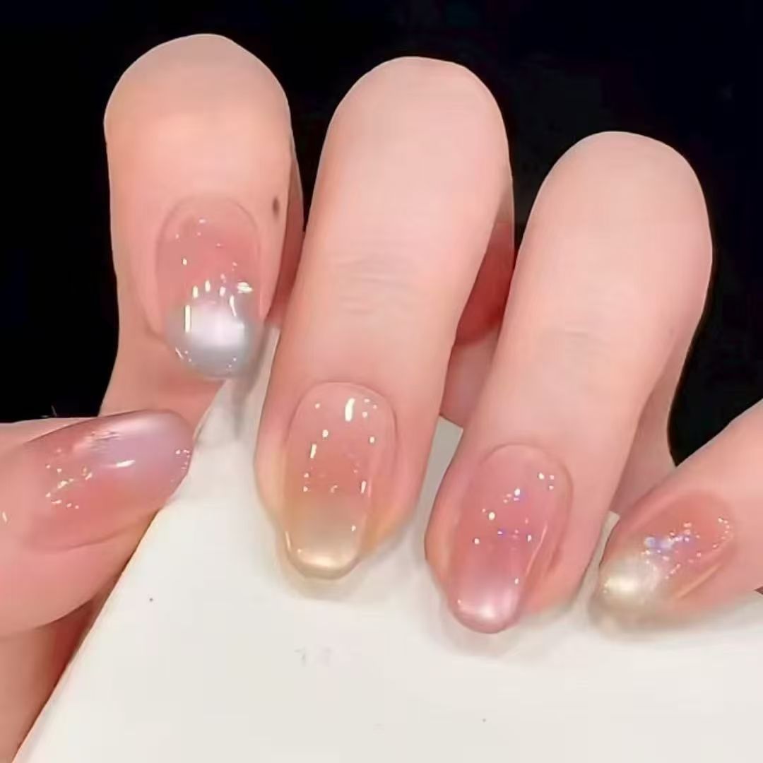 Verspielt Hase-Themen Press-On Nagelkunst Set Brehn