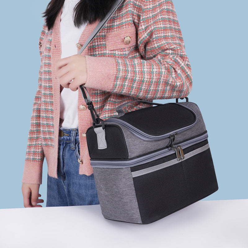 Isolierte Gourmet Multi-Taschen Kühltasche