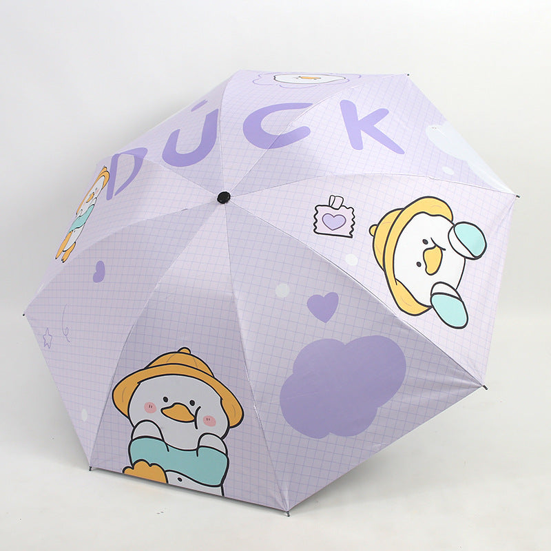 Damen Falt-Regenschirm mit niedlichem Tierdesign Brehn