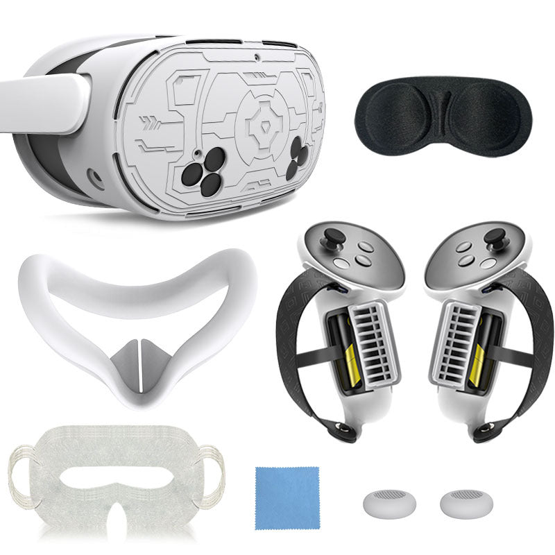 VR-Zubehör Set mit Schutzmasken und Ergonomischen Griffen Brehn