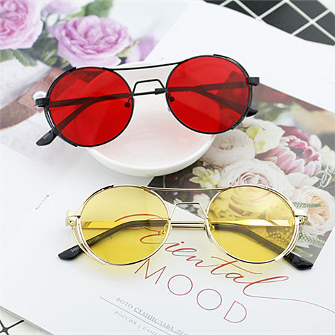 Damen Modische Metallfassung Brille Brehn