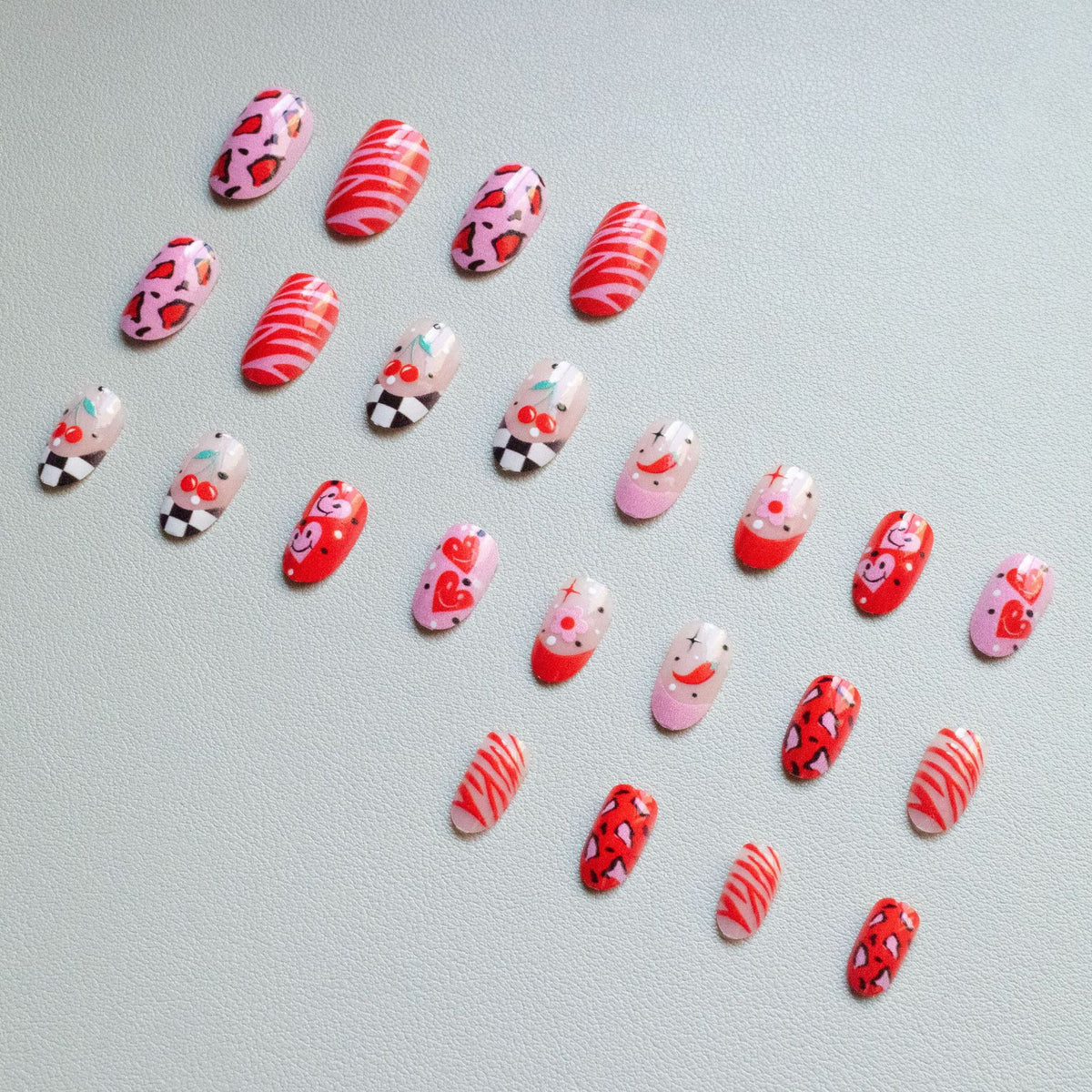 Verspieltes Nagelkunstdesign