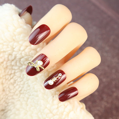 Luxuriöses Dekoratives Press-On Nagelset Brehn