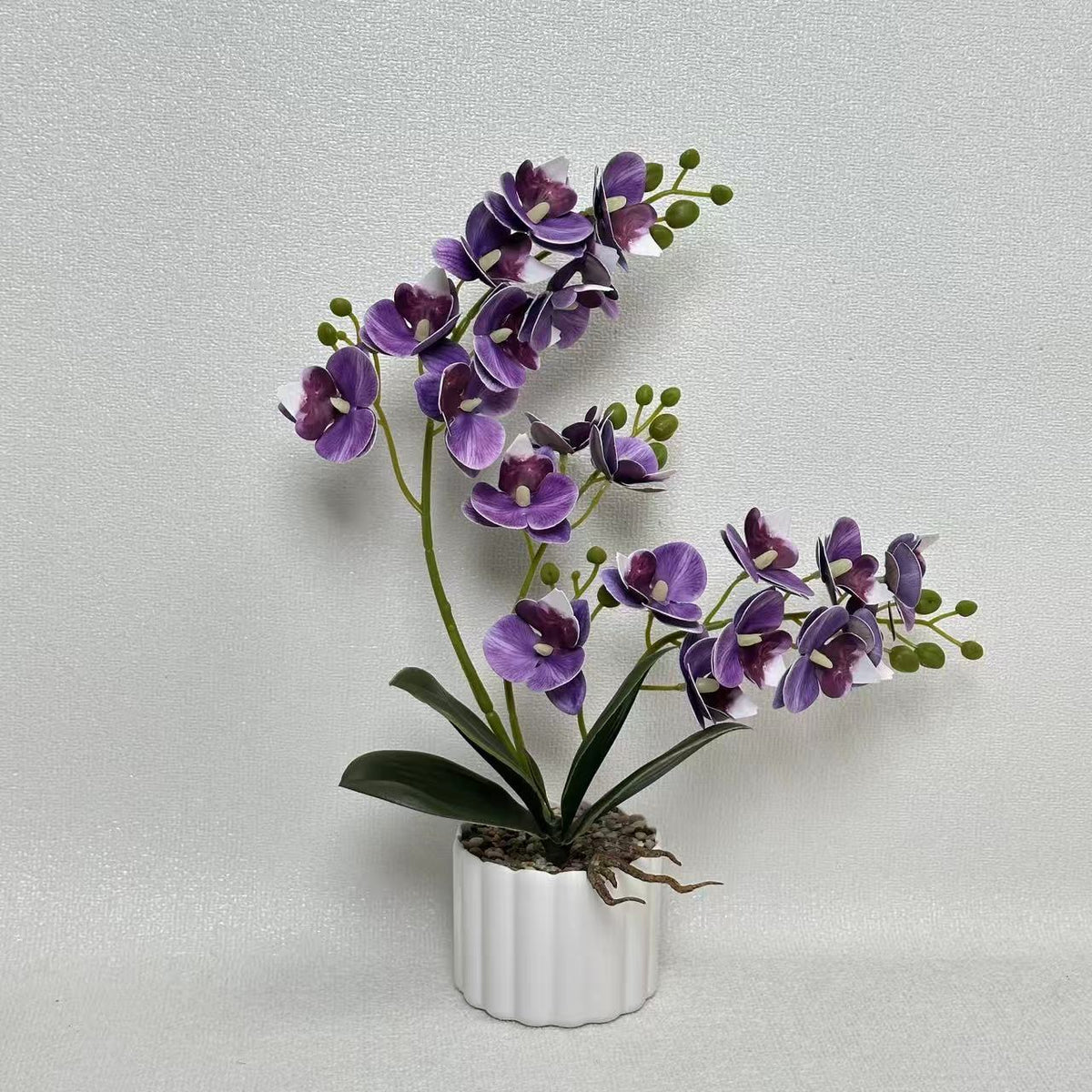 Künstliches Orchideenblumenarrangement für Wohnkultur und Innendekoration