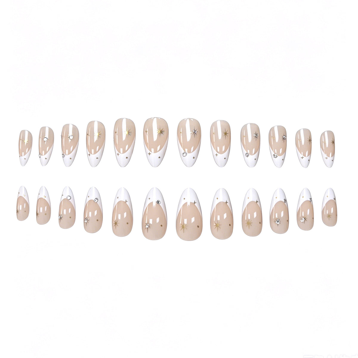 Elegante Akzent Stiletto Nagelkunst Verbesserungen Brehn