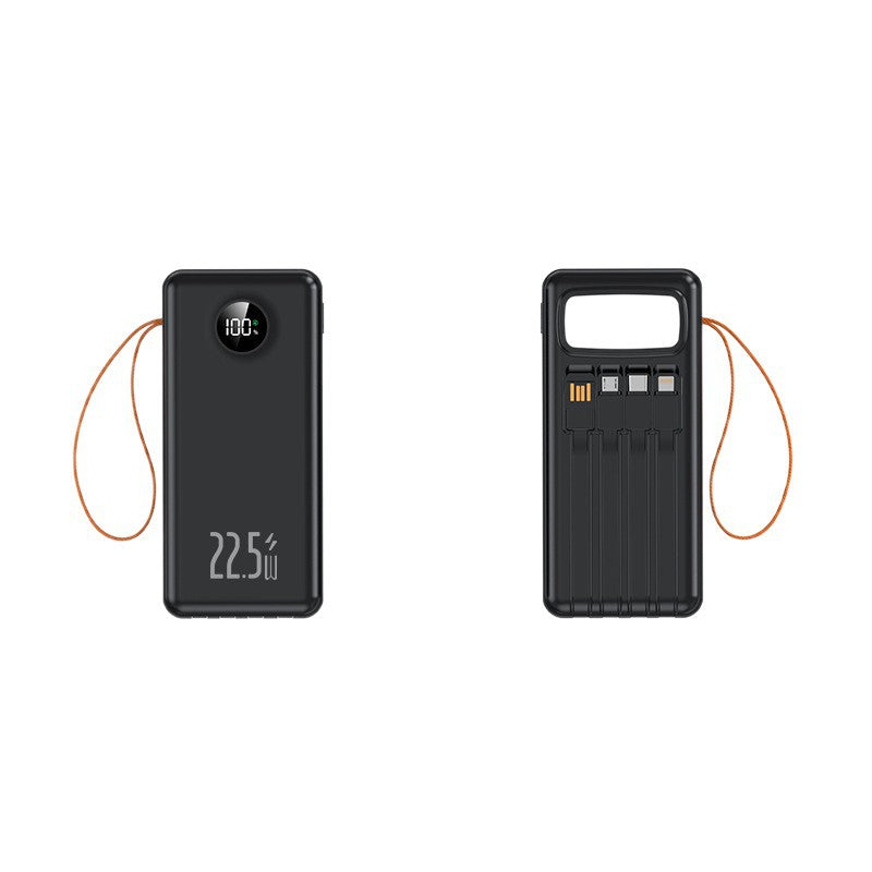Tragbare Powerbank mit Schnellladefunktion und Digitale Anzeige Brehn